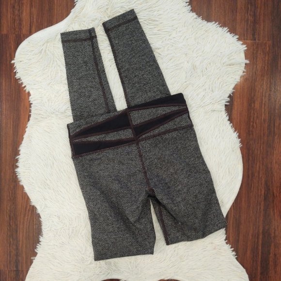 Lululemon Wunder Under Giant Herringbone Black - Picture 3 of 6